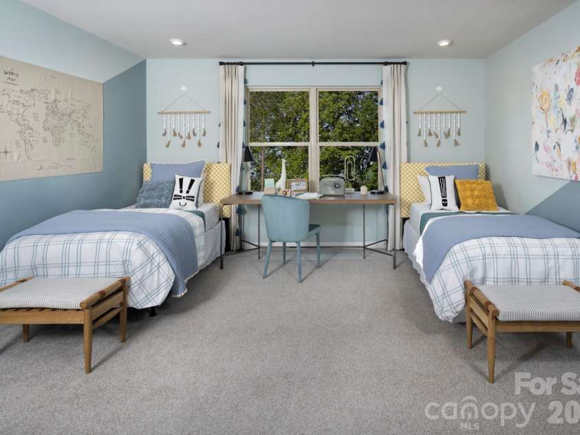 1204 Honey Trail, Monroe, NC 28112.  MLS# CAR4373022, YatesRealty ID 14211. Upstairs guest bedroom
