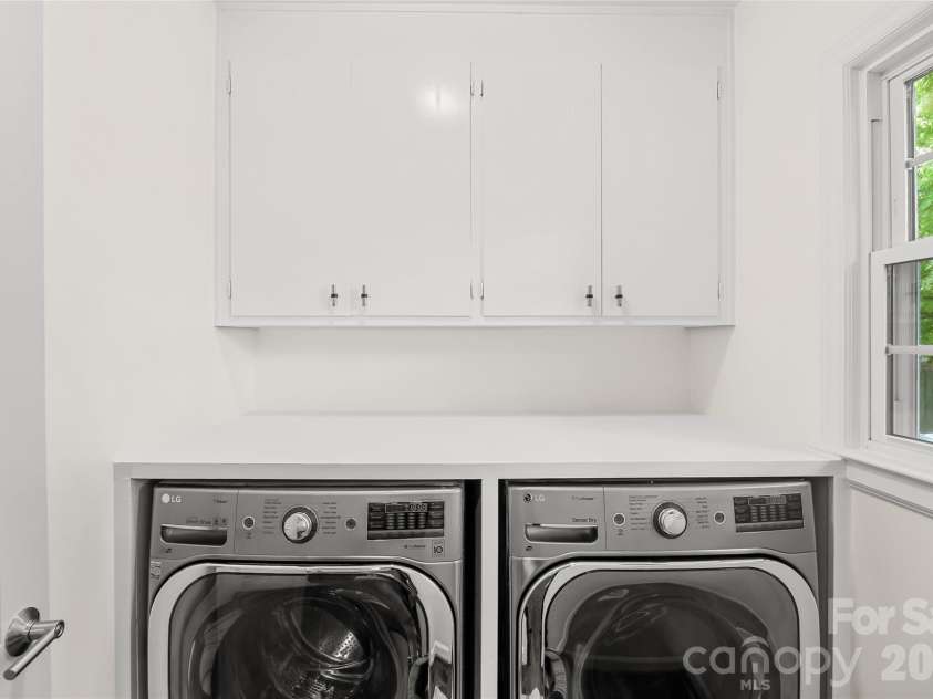 5145 Lansing Drive, Charlotte, NC 28270.  MLS# CAR4371844, YatesRealty ID 14216. Laundry