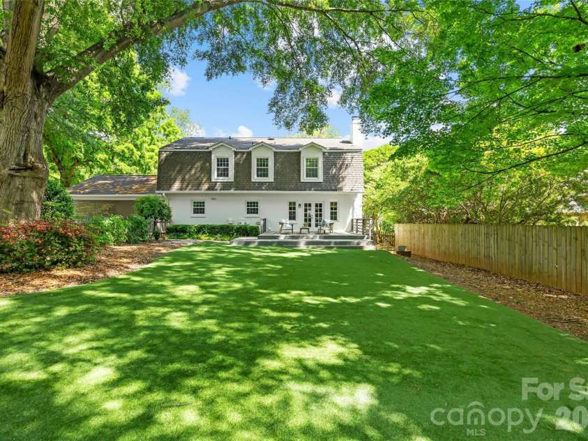 5145 Lansing Drive, Charlotte, NC 28270.  MLS# CAR4371844, YatesRealty ID 14216. Rear Exterior