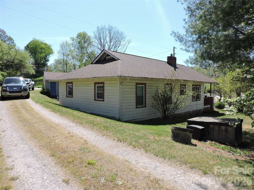 4 Carter Road, Weaverville, NC 28787.  MLS# CAR4373201, YatesRealty ID 14227. Back view