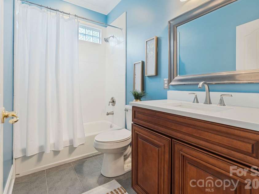 12644 Lahinch Court, Charlotte, NC 28277.  MLS# CAR4364918, YatesRealty ID 14234. Main level full bathroom