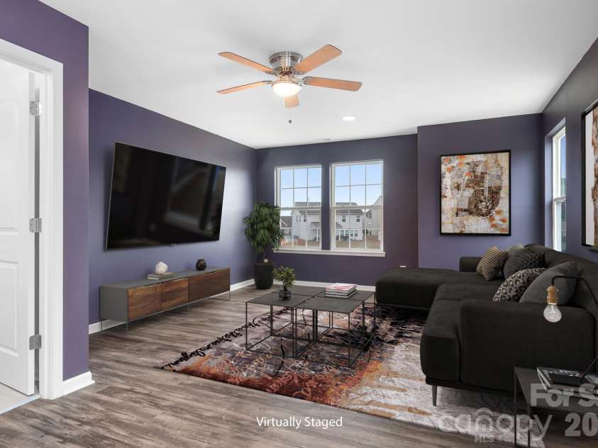 6308 Durango Way, Denver, NC 28037.  MLS# CAR4336580, YatesRealty ID 14236. Large Loft/Media/Theater Room Virtually Staged