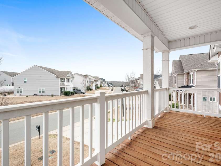 6308 Durango Way, Denver, NC 28037.  MLS# CAR4336580, YatesRealty ID 14236. Upstairs Balcony