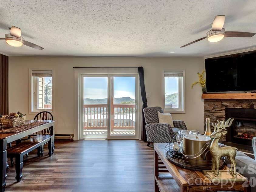 103 Sugar Ski Drive, Banner Elk, NC 28604.  MLS# CAR4405644, YatesRealty ID 14243. Long Range Layered View from Deck