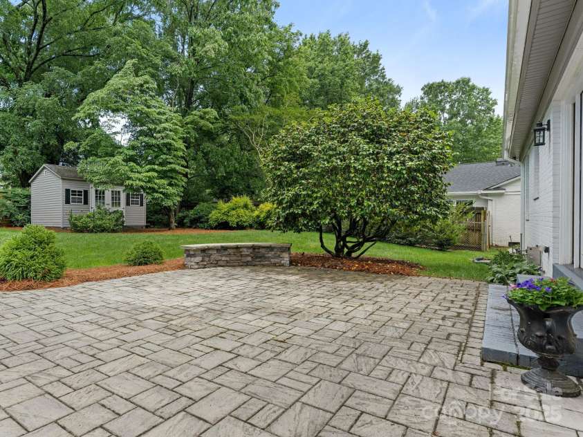 3615 Champaign Street, Charlotte, NC 28210.  MLS# CAR4251822, YatesRealty ID 14244. Patio from Family Room