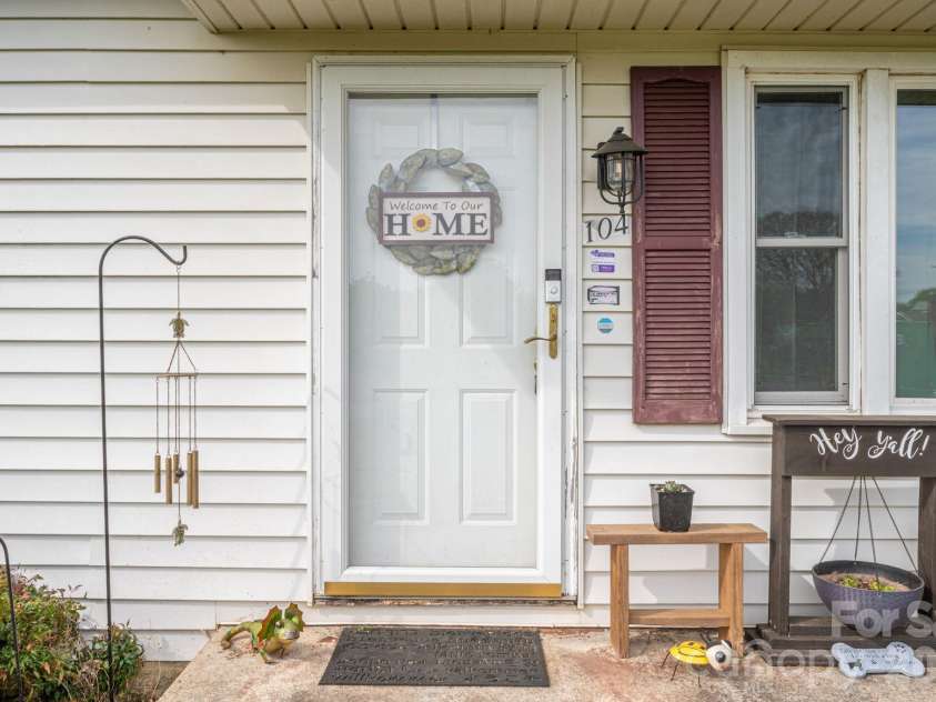 104 White Street, Casar, NC 28020.  MLS# CAR4368115, YatesRealty ID 14250. Front Door