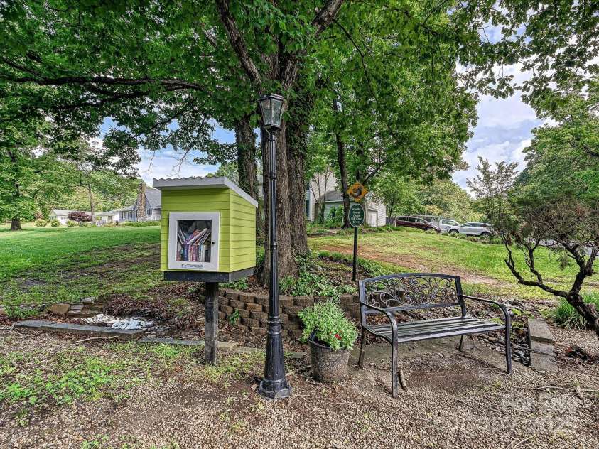 2437 Woodleigh Drive, Gastonia, NC 28056.  MLS# CAR4255182, YatesRealty ID 14250. Little Free Library across the street