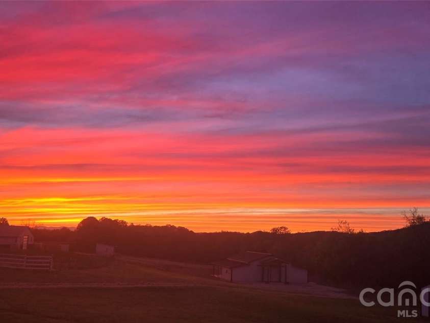 5780 Hwy 10 Highway, Hickory, NC 28602.  MLS# CAR4355019, YatesRealty ID 14260. Amazing sunset!