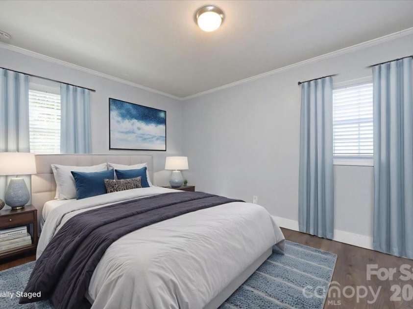 406 Robinson Clemmer Road, Dallas, NC 28034.  MLS# CAR4344855, YatesRealty ID 14265. Primary Bedroom Virtually Staged