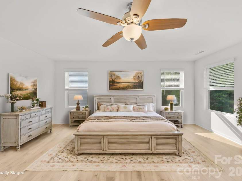 11133 Argosy Drive, Lancaster, SC 29720.  MLS# CAR4355114, YatesRealty ID 14268. Primary Bedroom Virtually Staged