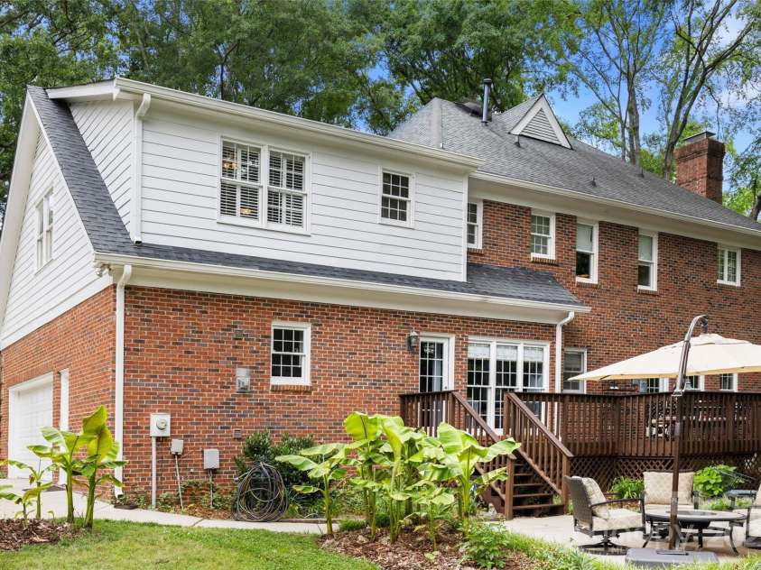 3909 Black Sycamore Drive, Charlotte, NC 28226.  MLS# CAR4259361, YatesRealty ID 14270. Back Elevation