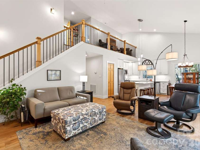 1413 Golf Course Road, Old Fort, NC 28762.  MLS# CAR4334798, YatesRealty ID 14272. Main floor living with primary bedroom, laundry and kitchen.