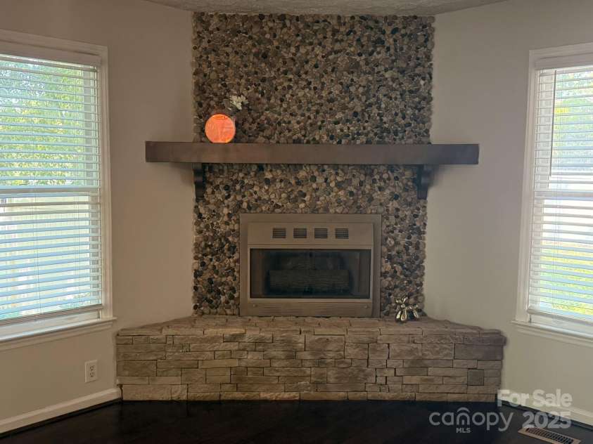 2835 DAV Avenue, Morganton, NC 28655.  MLS# CAR4239604, YatesRealty ID 14273. Fireplace