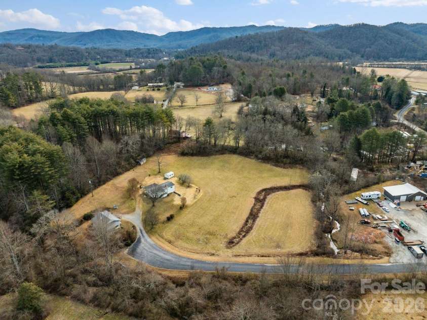 146 and 148 Monteith Road, Brevard, NC 28712.  MLS# CAR4343825, YatesRealty ID 1429. 146 and 148 Monteith Road - Aerial