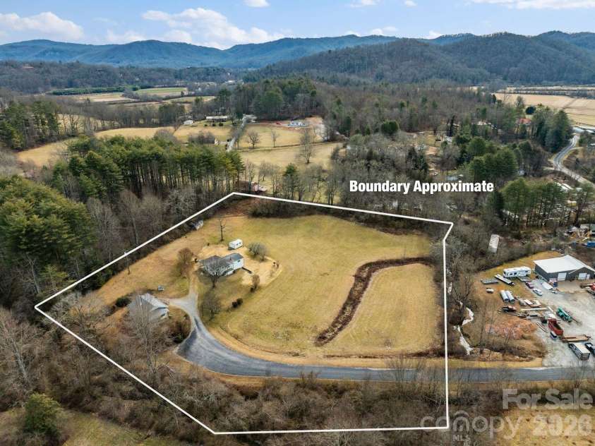 146 and 148 Monteith Road, Brevard, NC 28712.  MLS# CAR4343825, YatesRealty ID 1429. 146 and 148 Monteith Road - Aerial