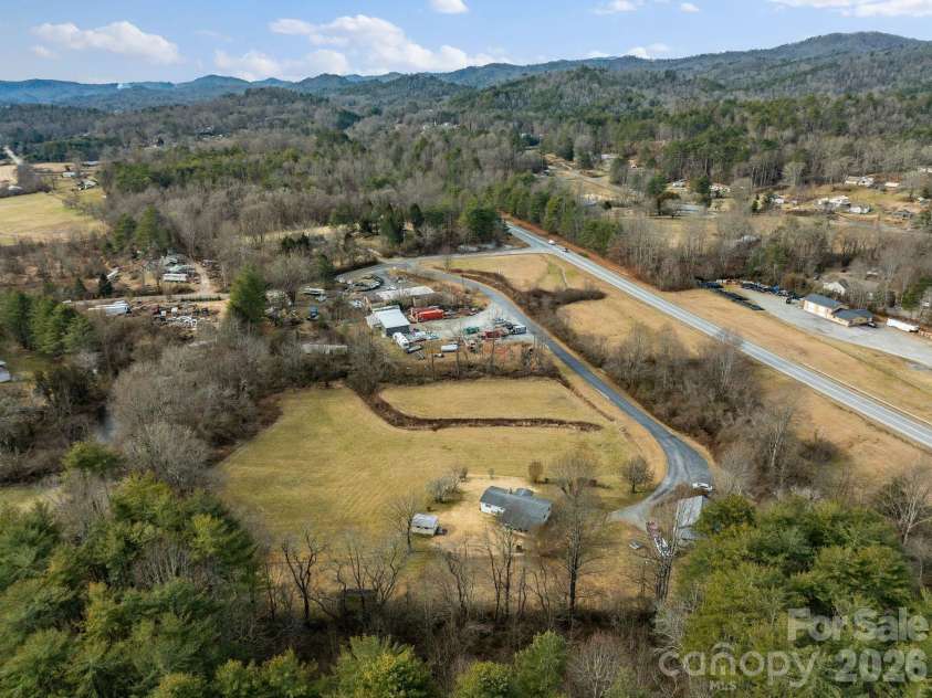 146 and 148 Monteith Road, Brevard, NC 28712.  MLS# CAR4343825, YatesRealty ID 1429. 146 and 148 Monteith Road - Aerial