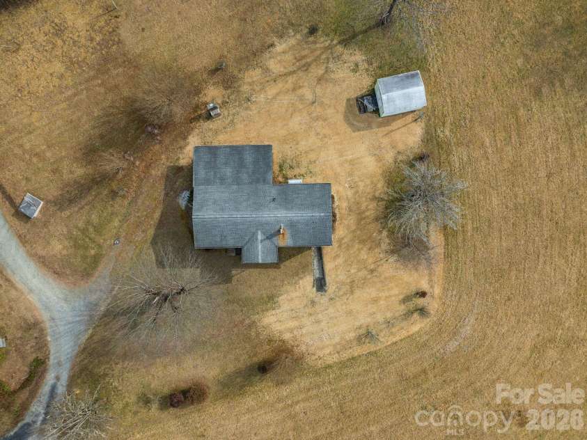 146 and 148 Monteith Road, Brevard, NC 28712.  MLS# CAR4343825, YatesRealty ID 1429. 146 Monteith Road - Aerial