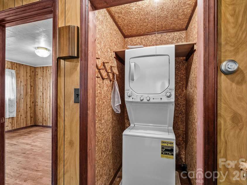 146 and 148 Monteith Road, Brevard, NC 28712.  MLS# CAR4343825, YatesRealty ID 1429. 146 Monteith Road - Laundry