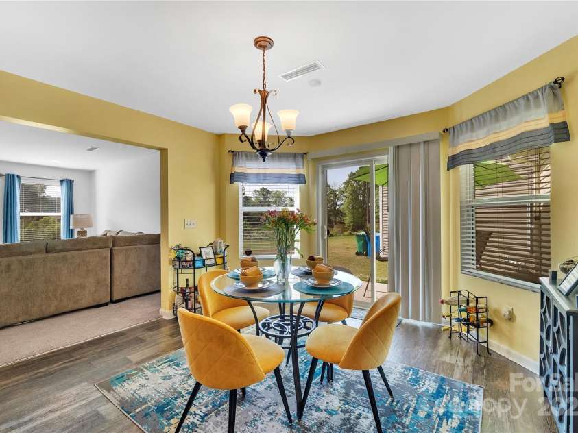 3578 Saddlebrook Drive, Midland, NC 28107.  MLS# CAR4252772, YatesRealty ID 14291. Dining area.