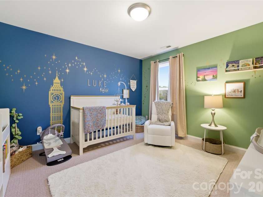 607 Southstone Drive, Matthews, NC 28104.  MLS# CAR4346375, YatesRealty ID 14292. BEDROOM 3