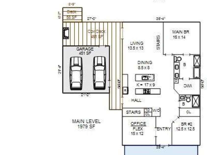 71 Hidden Pond Lane, Brevard, NC 28712.  MLS# CAR4367829, YatesRealty ID 14300. 71 Hidden Pond Lane Floor Plan