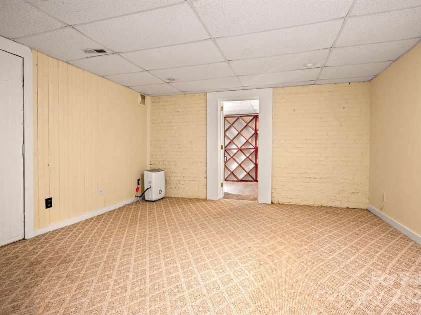 491 Washington Street, Rutherfordton, NC 28139.  MLS# CAR4260799, YatesRealty ID 14307. Basement