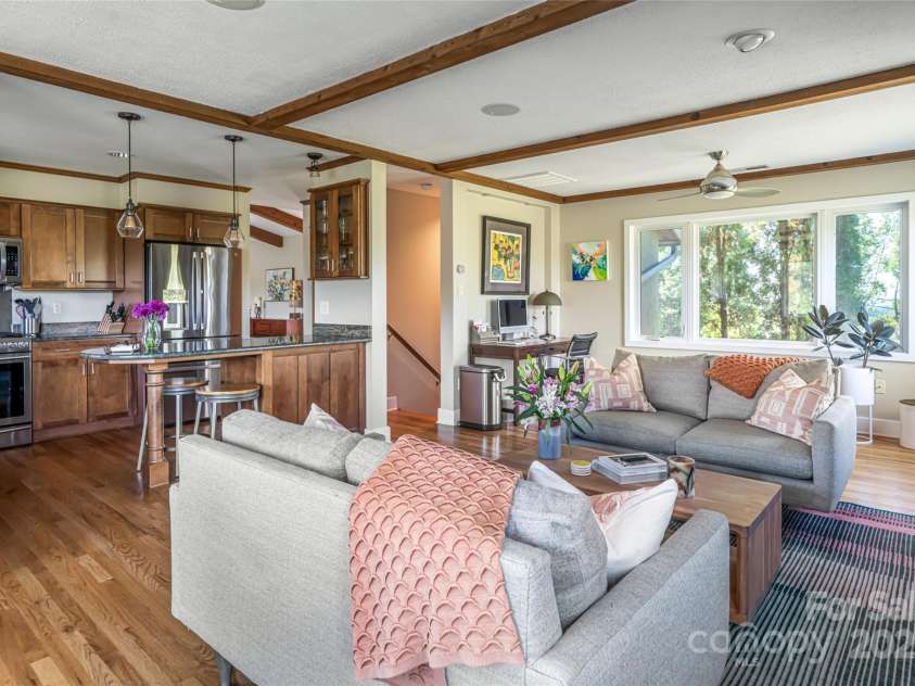 79 Horizon Hill Road, Asheville, NC 28804.  MLS# CAR4306563, YatesRealty ID 14340. Open Spaces