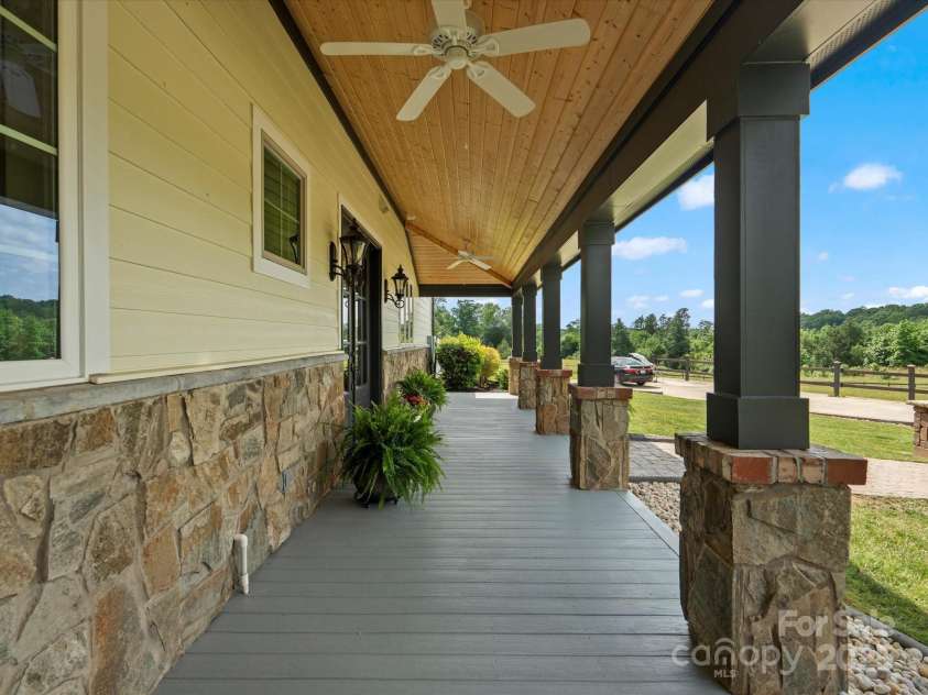 2521 Neely Store Road, Rock Hill, SC 29730.  MLS# CAR4258625, YatesRealty ID 14356. Covered Porch