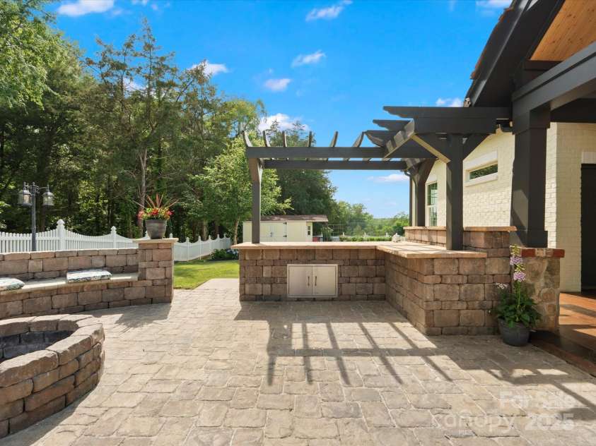 2521 Neely Store Road, Rock Hill, SC 29730.  MLS# CAR4258625, YatesRealty ID 14356. Rear Patio