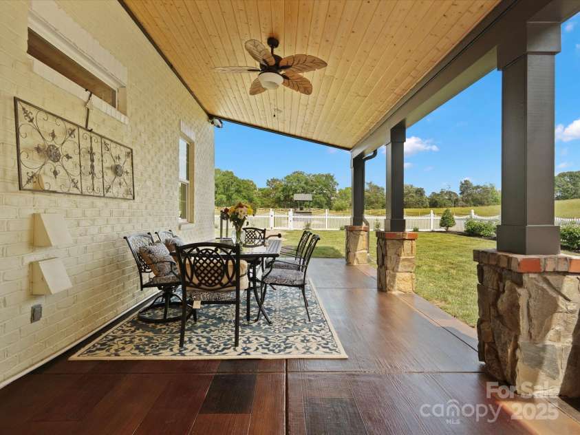 2521 Neely Store Road, Rock Hill, SC 29730.  MLS# CAR4258625, YatesRealty ID 14356. Rear Terrace