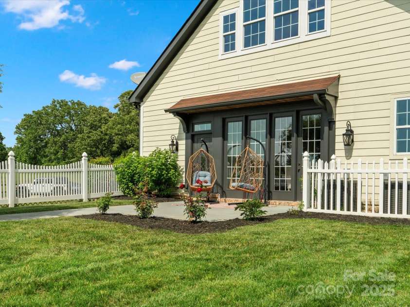 2521 Neely Store Road, Rock Hill, SC 29730.  MLS# CAR4258625, YatesRealty ID 14356. Side Patio