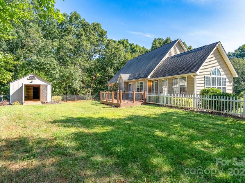 5356 Zion Church Road, Concord, NC 28025.  MLS# CAR4280055, YatesRealty ID 1436. Large Shed in backyard
