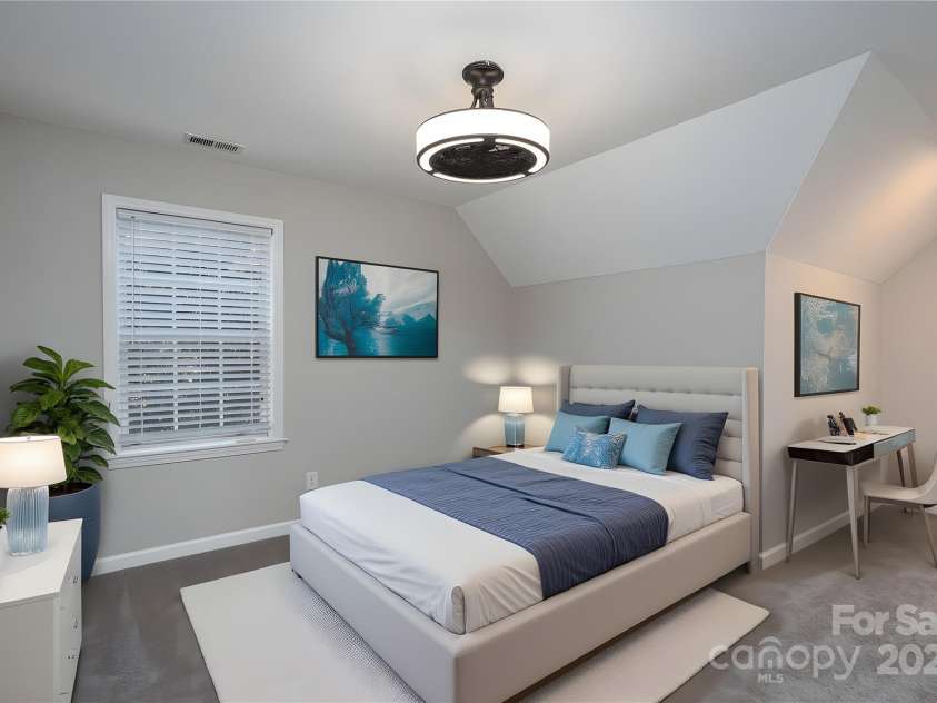 5356 Zion Church Road, Concord, NC 28025.  MLS# CAR4280055, YatesRealty ID 1436. Secondary Bedroom -Virtually Staged