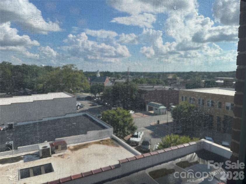 201 Washington Street, Shelby, NC 28150.  MLS# CAR4371771, YatesRealty ID 14368. View from kitchen/living