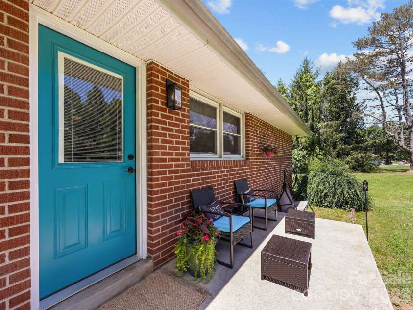 50 Baldwin Road, Arden, NC 28704.  MLS# CAR4402353, YatesRealty ID 14376. Back Porch