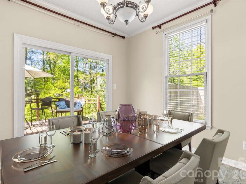 12537 Levins Hall Road, Huntersville, NC 28078.  MLS# CAR4368006, YatesRealty ID 14380. Dining room-Virtually staged