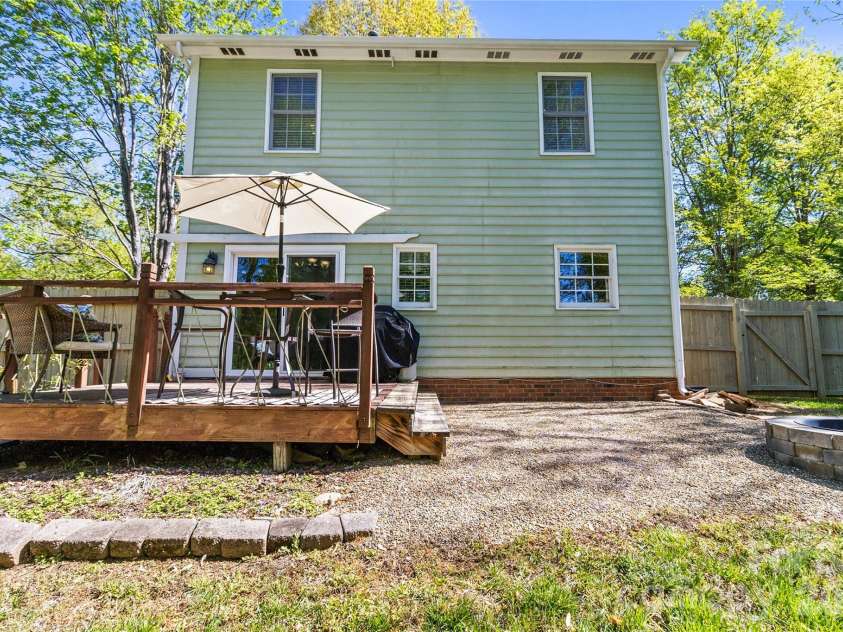 12537 Levins Hall Road, Huntersville, NC 28078.  MLS# CAR4368006, YatesRealty ID 14380. Rear Elevation