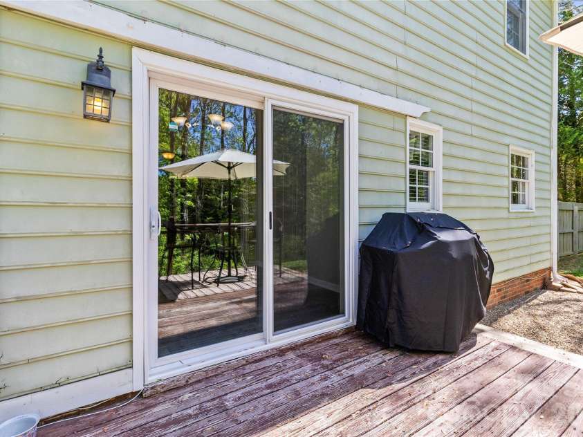 12537 Levins Hall Road, Huntersville, NC 28078.  MLS# CAR4368006, YatesRealty ID 14380. Sliding doors