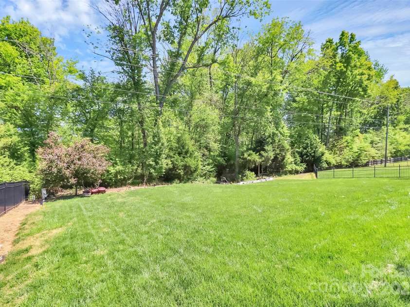 2003 Dataw Lane, Indian Trail, NC 28079.  MLS# CAR4248535, YatesRealty ID 14381. Back yard view