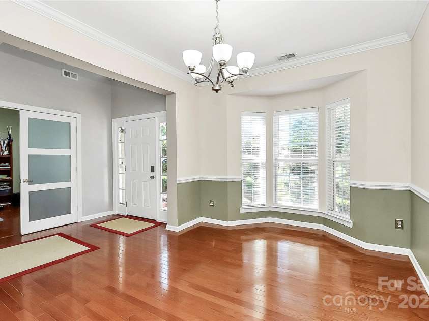 2003 Dataw Lane, Indian Trail, NC 28079.  MLS# CAR4248535, YatesRealty ID 14381. Foyer and dining