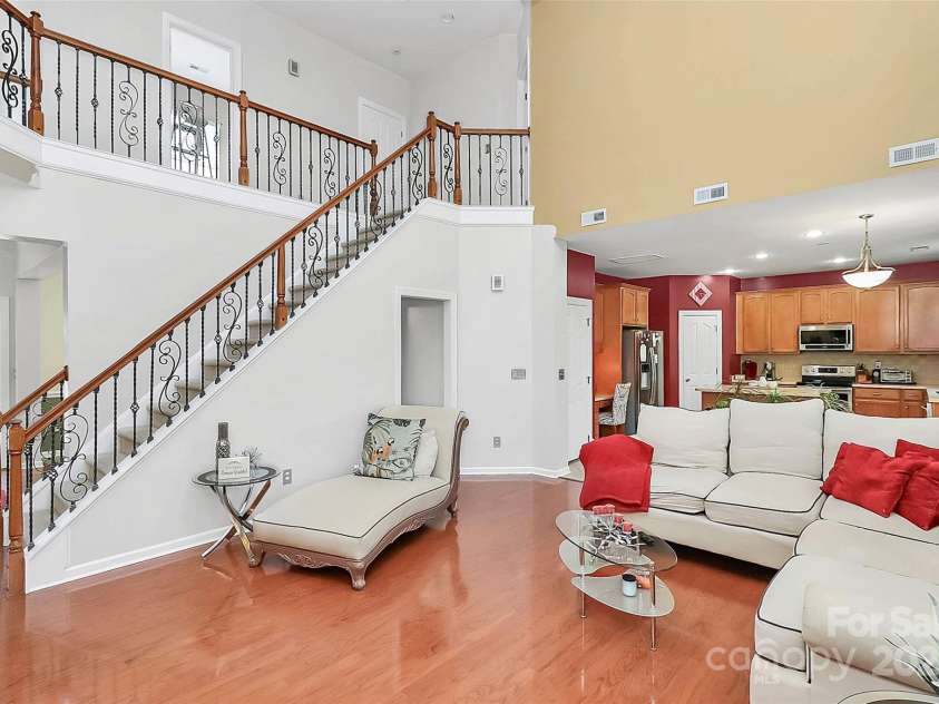 2003 Dataw Lane, Indian Trail, NC 28079.  MLS# CAR4248535, YatesRealty ID 14381. View from Great room - open floorplan