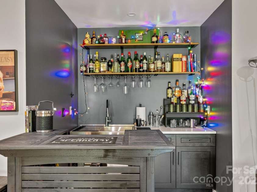 52 Malvern Walk, Asheville, NC 28806.  MLS# CAR4257541, YatesRealty ID 1439. Custom Built Wet Bar