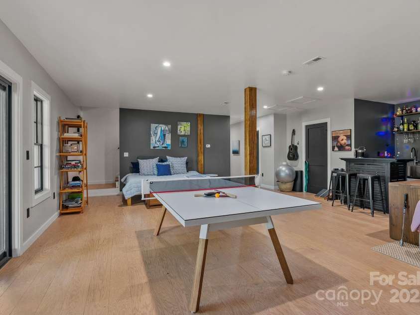52 Malvern Walk, Asheville, NC 28806.  MLS# CAR4257541, YatesRealty ID 1439. Endless Potential- Game/Media/ Art Space? 