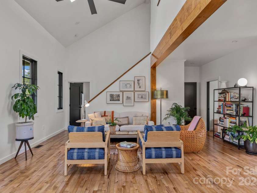 52 Malvern Walk, Asheville, NC 28806.  MLS# CAR4257541, YatesRealty ID 1439. Hardwood Floors * Wood Beam Accents