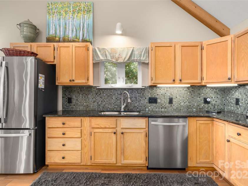 287 Leatherwood Road, Maggie Valley, NC 28751.  MLS# CAR4309894, YatesRealty ID 14390. Kitchen - View 3