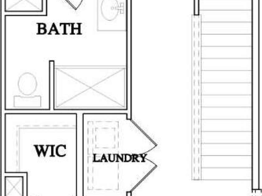 6049 King Charles Court, Charlotte, NC 28213.  MLS# CAR4239194, YatesRealty ID 14398. Third Floor - Fig Floor Plan