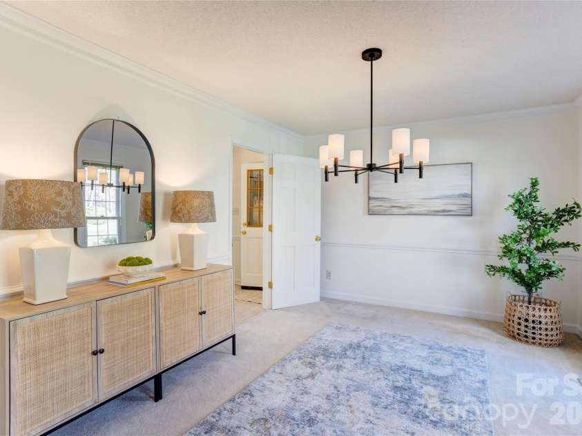 584 Sandringham Place, Concord, NC 28025.  MLS# CAR4359085, YatesRealty ID 14401. Dining Room