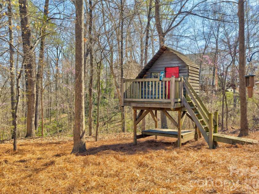 584 Sandringham Place, Concord, NC 28025.  MLS# CAR4359085, YatesRealty ID 14401. Fun tree house
