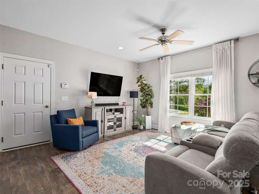 4 Greene Lane, Fletcher, NC 28732.  MLS# CAR4256056, YatesRealty ID 14458. Living room