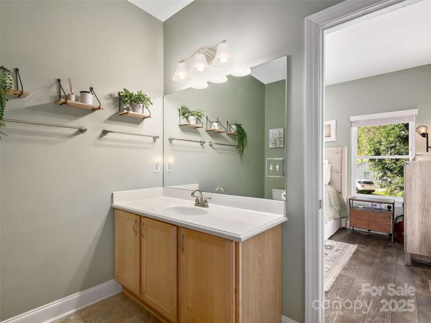 4 Greene Lane, Fletcher, NC 28732.  MLS# CAR4256056, YatesRealty ID 14458. Vanity in primary bath